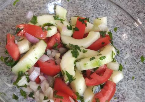 Ensalada De Pepino Y Tomate Receta De Cristina Vargas Cookpad