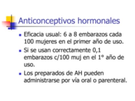 Solution Anticonceptivos Hormonales Studypool