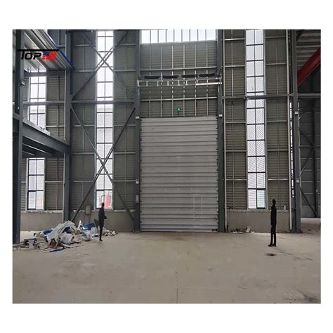 Industrial Automatic Overhead Steel Or Metal Insulated Vertical Sliding