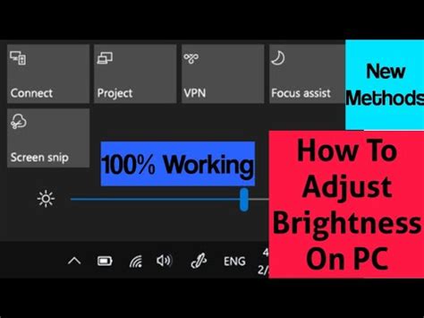 How To Adjust Brightness On PC How To Adjust Brightness Windows 10