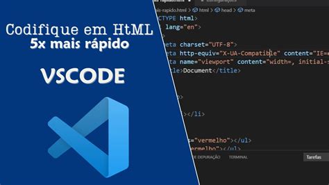 Vscode Como Escrever C Digo Html X Mais Rapido No Vscode Youtube