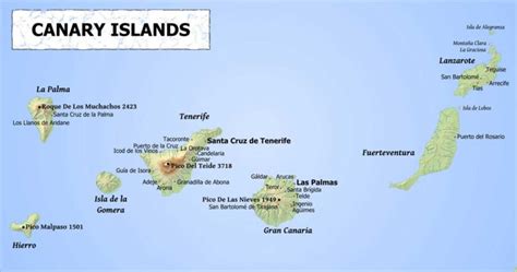 7 Canary Islands, Names, Biggest Islands & Population Of Each