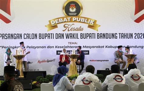 Foto Debat Calon Bupati Dan Wakil Bupati Bandung