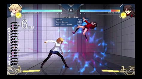 MELTY BLOOD TYPE LUMINA Arcueid IAD JC Unblockable Air To Air Setup