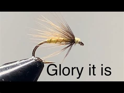 Fly Tying The Greenwells Glory Spider YouTube