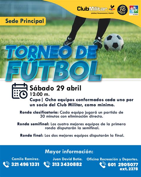 Torneo De Fútbol Club Militar