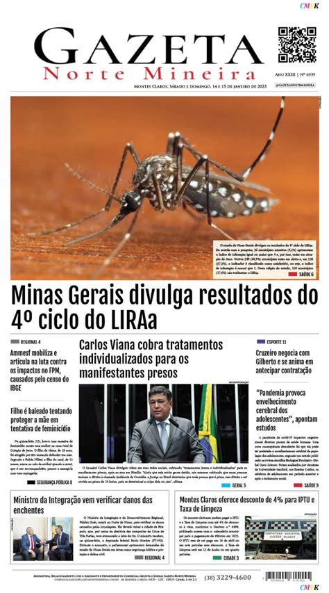 JORNAL IMPRESSO 14 E 15 DE JANEIRO DE 2023 EDIÇÃO Rede Gazeta de