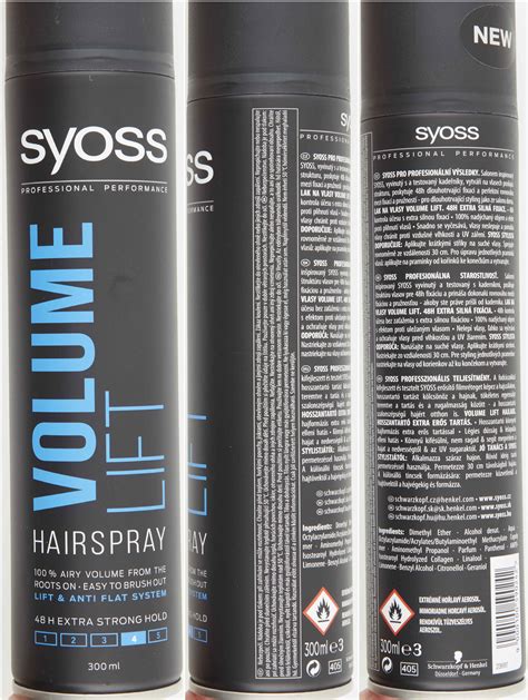 Teta Drogerie Syoss Lak Na Vlasy Volume Lift Ml