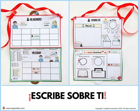 Español para niños Clase de ELE Actividades para la vuelta al cole