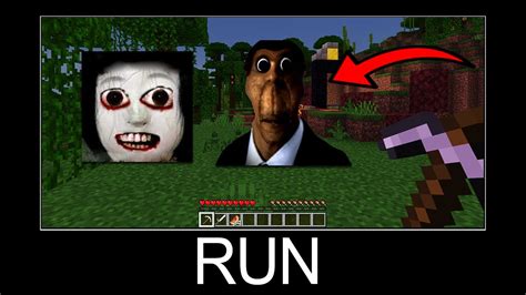 Minecraft Wait What Meme Part Aheno And Obunga Nextbot Youtube