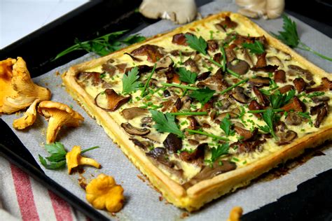 Quiche Fine Aux Champignons The Happy Cooking Friends