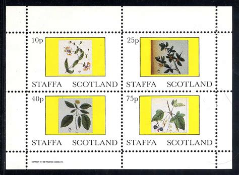 Staffa Botanical Prints – Subway Stamp Shop Inc
