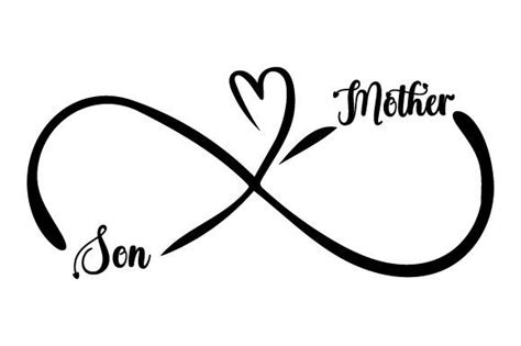 Mother Son Infinity Tattoos