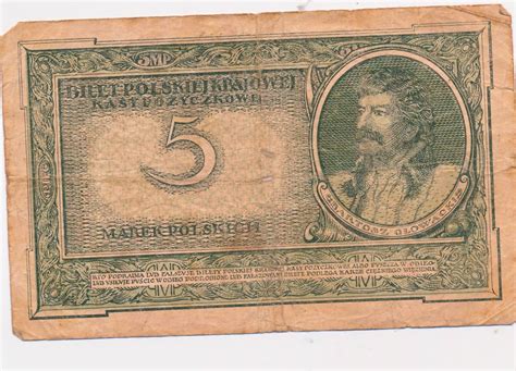 Polen Marek Geldschein Banknote Polskich V Ma Shops