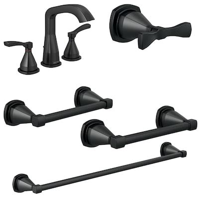 Black Matte Decorative Bathroom Hardware Sets at Lowes.com