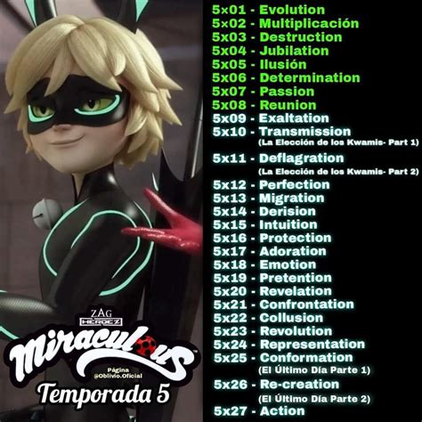 Temporada 5 Capítulos Wiki •miraculous Ladybug Español• Amino