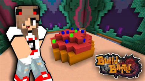 Minecraft TEMA ROSQUINHA GANHEI A PARTIDA Build Battle YouTube