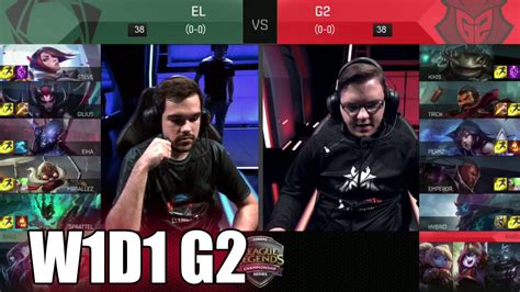 Elements Vs G2 ESports Week 1 Day 1 S6 EU LCS Spring 2016 EL Vs G2