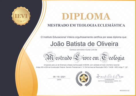 DIPLOMA DIGITAL MESTRADO IEVI