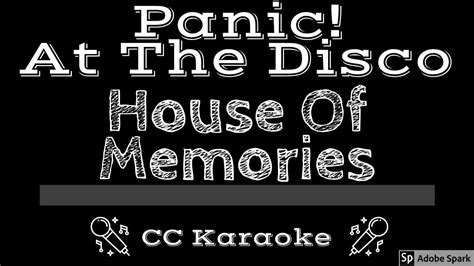 Panic At The Disco • House Of Memories [Karaoke Instrumental Lyrics] Chords - Chordify