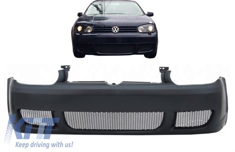 Front Bumper Suitable For Vw Golf Iv 4 Mk4 1997 2004 R32 Look