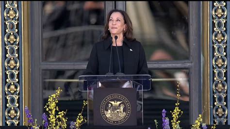 Senator Dianne Feinstein Remembered At San Francisco City Hall Memorial