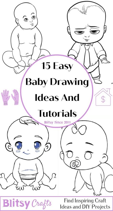 15 Easy Baby Drawing Ideas How To Draw A Baby