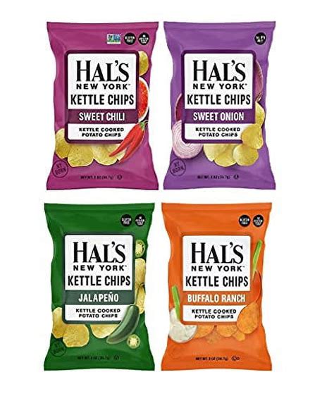 Hal S New York Kettle Cooked Potato Chips Gluten Free Oz Sweet N