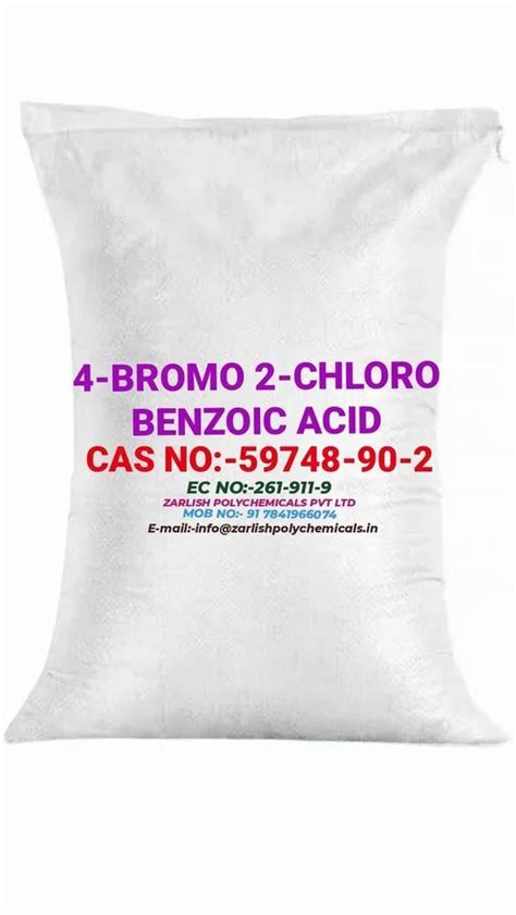 Bromo Chloro Benzoic Acid For In Synthesis Of New Compounds