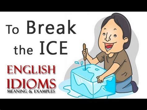 To Break The Ice English Idioms And Phrases YouTube