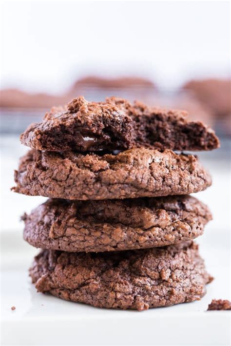 Thick And Chewy Triple Chocolate Cookies Kylee Cooks