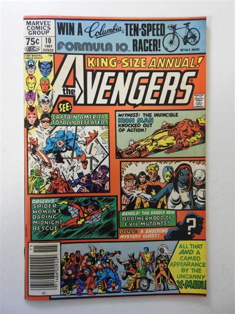 The Avengers Annual 10 1981 VG Condition Moisture Stain Comic