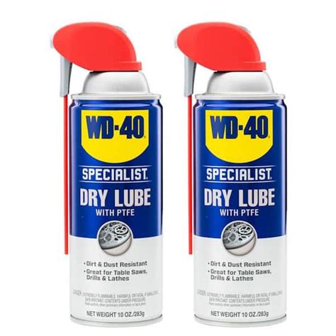 Wd Specialist Oz Dry Lube With Ptfe Lubricant With Smart Straw