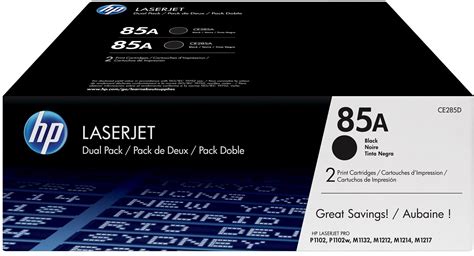 Hp 85a Noir Ce285ad Pack De 2 Toners Hp Laserjet Dorigine Prix Maroc