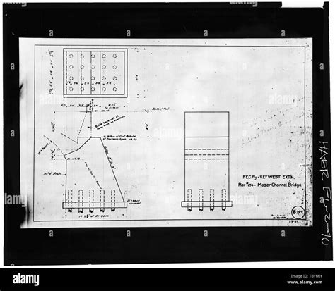 Moser Channel Bridge Details Of Pier Drawing Rev