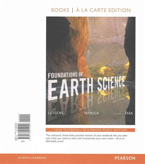 Foundations Of Earth Science Books A La Carte Plus Masteringgeology