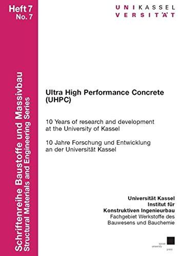 Ultra High Performance Concrete (UHPC) by unknown author | Goodreads