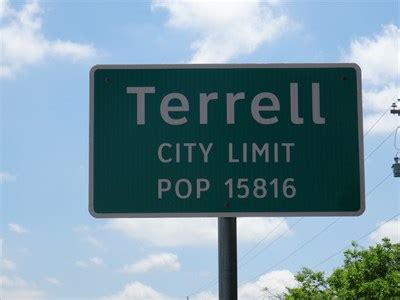 Terrell, TX - Population 15816 - Population Signs on Waymarking.com