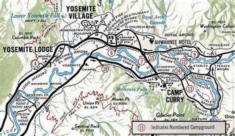 Yosemite Housekeeping Camp Map - London Top Attractions Map