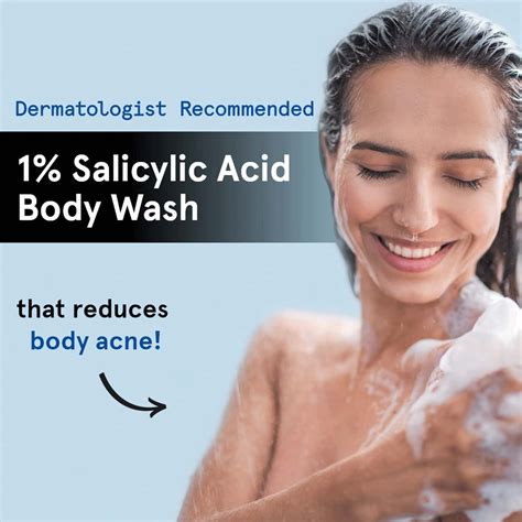 Buy Be Bodywise 1 Salicylic Acid Body Wash For Back Acne 250 Ml