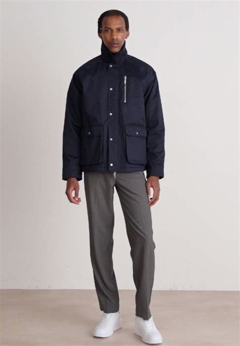 Les Deux Montana Jacket Veste Mi Saison Dark Navy Bleu Marine