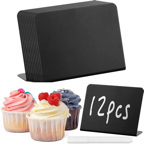 Amazon YETOOME 20 Pack Mini Chalkboard Signs For Tabletop