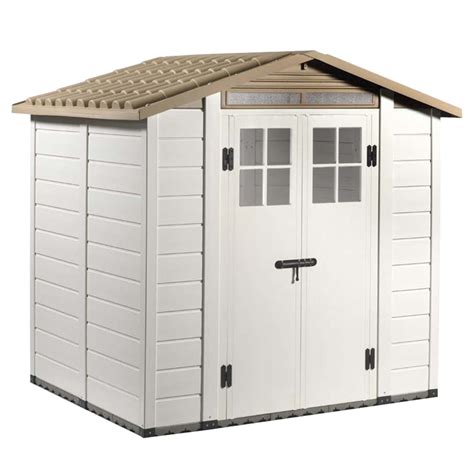 Shire 7 X 5ft Tuscany Evo 200 Plastic Garden Shed Wilko