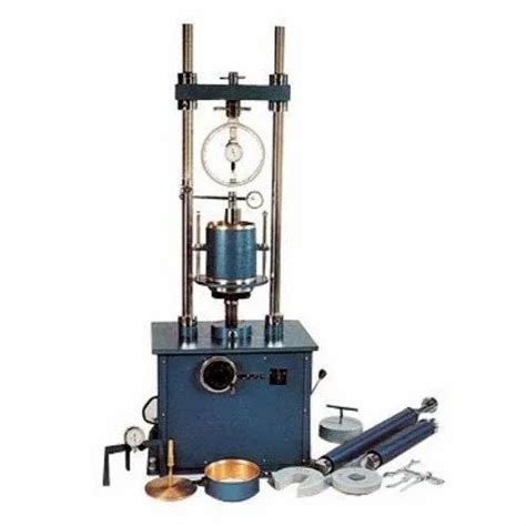 Blue Mild Steel California Bearing Ratio Apparatus 145 KG Automation