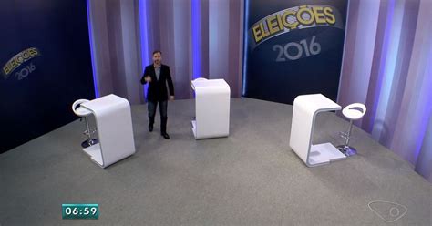 G1 TV Gazeta transmite debate entre candidatos do 2º turno de Vitória