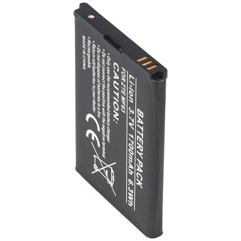 Batterij Geschikt Voor ZTE MF63 Li Ion 3 7V 1700mAh 6 3Wh