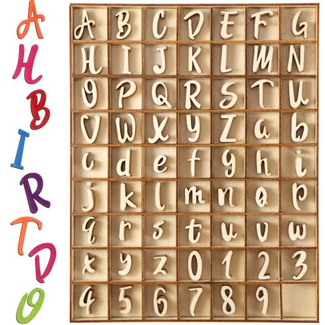 Wooden Alphabet Letters Craft