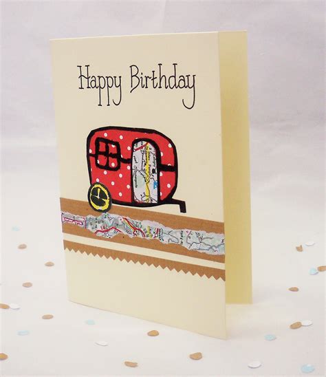 Retro Caravan Card Caravan T Caravan Birthday Card Etsy