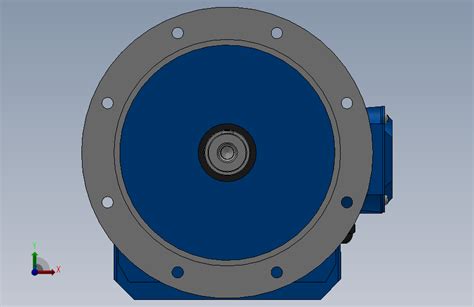 Rf97法兰轴伸式安装斜齿轮减速机rf97 Y15 4p 160l M1 0° Φ450solidworks 2018模型图纸下载 懒石网