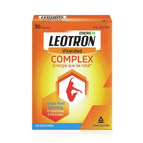 Combate El Cansancio Y La Fatiga Con Leotron Complex C Psulas